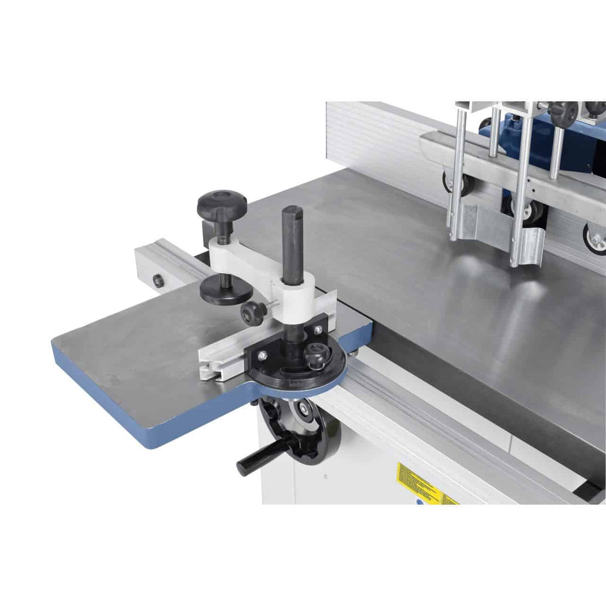 Bernardo T 600 R Spindle Moulder – 230V single-phase, 2.2 kW S1 motor, sliding table with angle fence