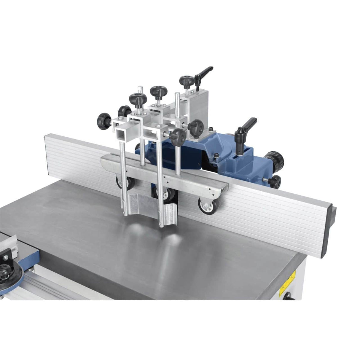 Bernardo T 600 R Spindle Moulder – 230V single-phase, 2.2 kW S1 motor, sliding table with angle fence