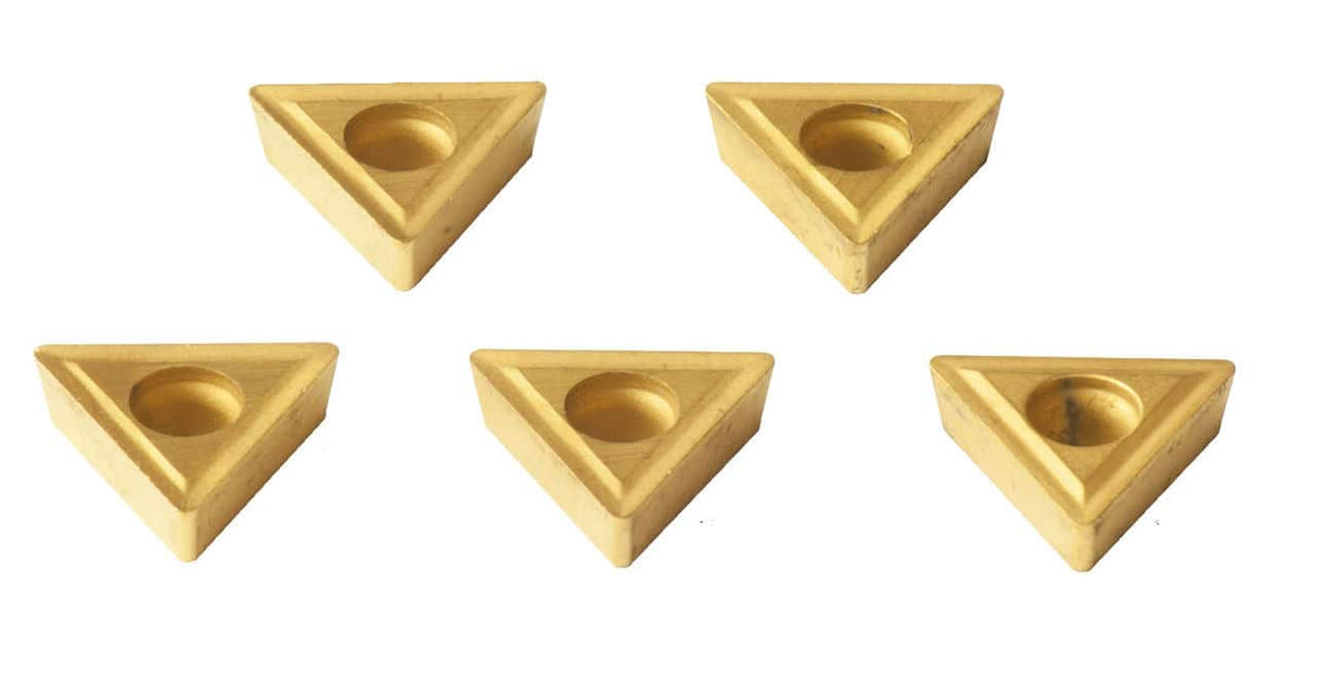 HM Multi-Cut Inserts with Tin Coating for Boring Bar 12, 16 mm (5 pcs)