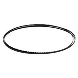 Dettaglio della lama a nastro Carbon FORCE SKIP da 2946 mm con dentatura a passo largo (4 TPI), ideale per tagli rapidi su legni teneri, compatibile con i modelli HOLZMANN HBS 400, LAGUNA 1412 e 14 BX.