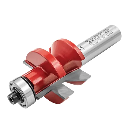 IGM M142 Router Bit Set for V-Joint Tongue and Groove, Male and Female Joint - D50.8 x 29.65 t19.05-25.4 L81 S=12 HW