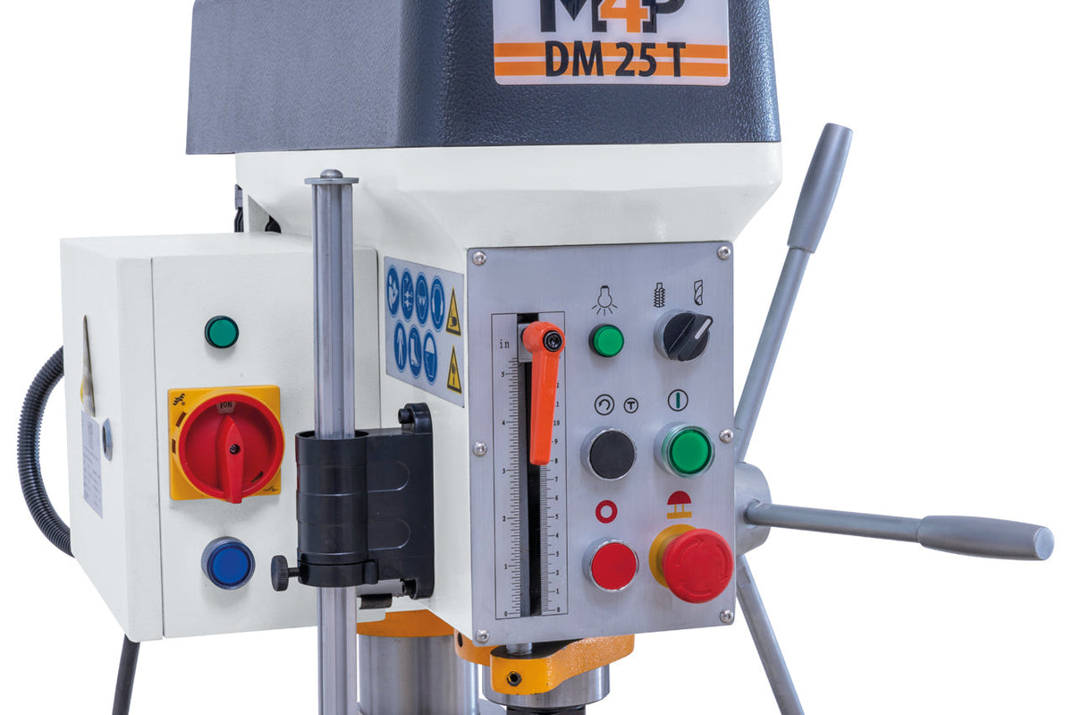 Trapano da banco DM 25 T / 400 V - comandi