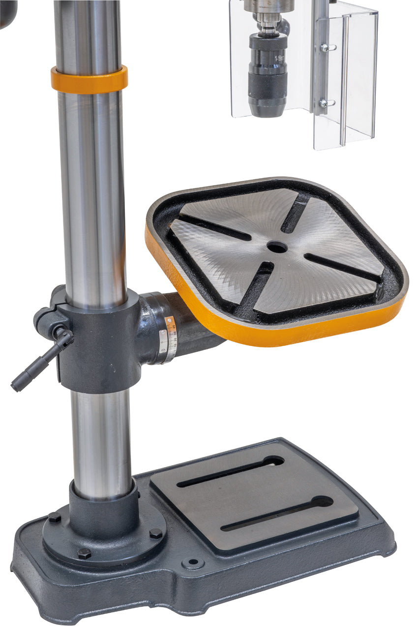Trapano da banco Vario TBM 380 - 16 VRL / 400 V - tavola di lavoro