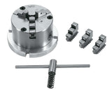 Bernardo 3-jaw lathe chuck with clamping plate