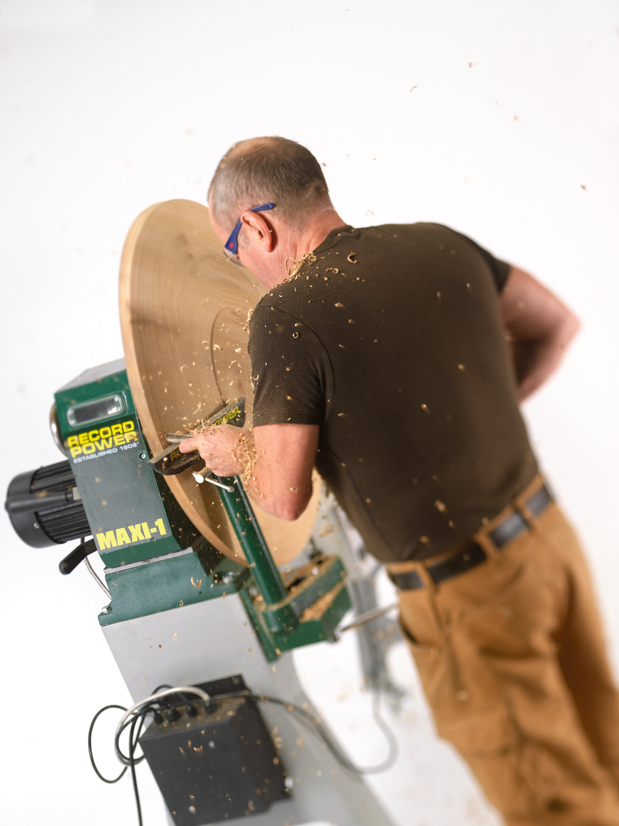Record Power MAXI-1-M33 Swivel Head Wood Lathe