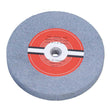 Mola Bernardo Ø250 mm in corindone, spessore 25,4 mm e foro 20 mm, grana 60, ideale per affilare utensili in acciaio rapido su macchine DSA 250.