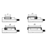 Bernardo high-pressure NC machine vise CHV 100 V