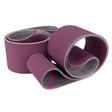 Nastro abrasivo professionale 2000 x 150 mm grana 80 per levigatura intermedia su superfici metalliche e lignee.
