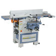 Pialla a filo e spessore Bernardo ADM 300 V con tavoli lunghi 1510 mm, albero a 4 coltelli HSS e avanzamento variabile 1–10 m/min.