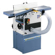Pialla a filo e spessore Bernardo PT 260 400 V con tavoli in alluminio, recinzione inclinabile e aspiratore integrato, ideale per lavorazioni precise e pulite del legno.
