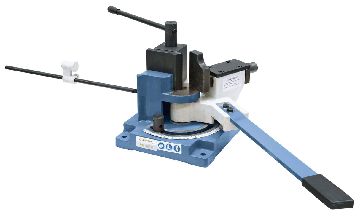 Bernardo WB 200 S Manual Angle Bender – flat steel up to 100x7 mm cold, 100x15 mm hot
