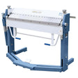 Piegatrice Bernardo TB 1270 con lama superiore segmentata e segmenti intercambiabili, ideale per piegature universali fino a 1270 mm.