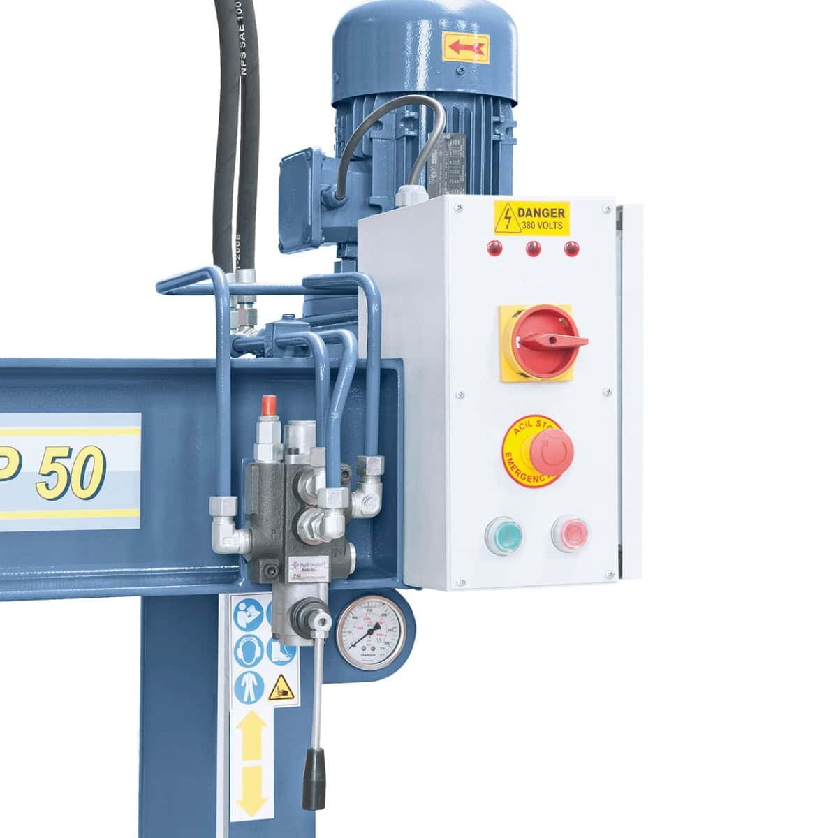 Bernardo BHP 50 – Hydraulic press with sliding cylinder