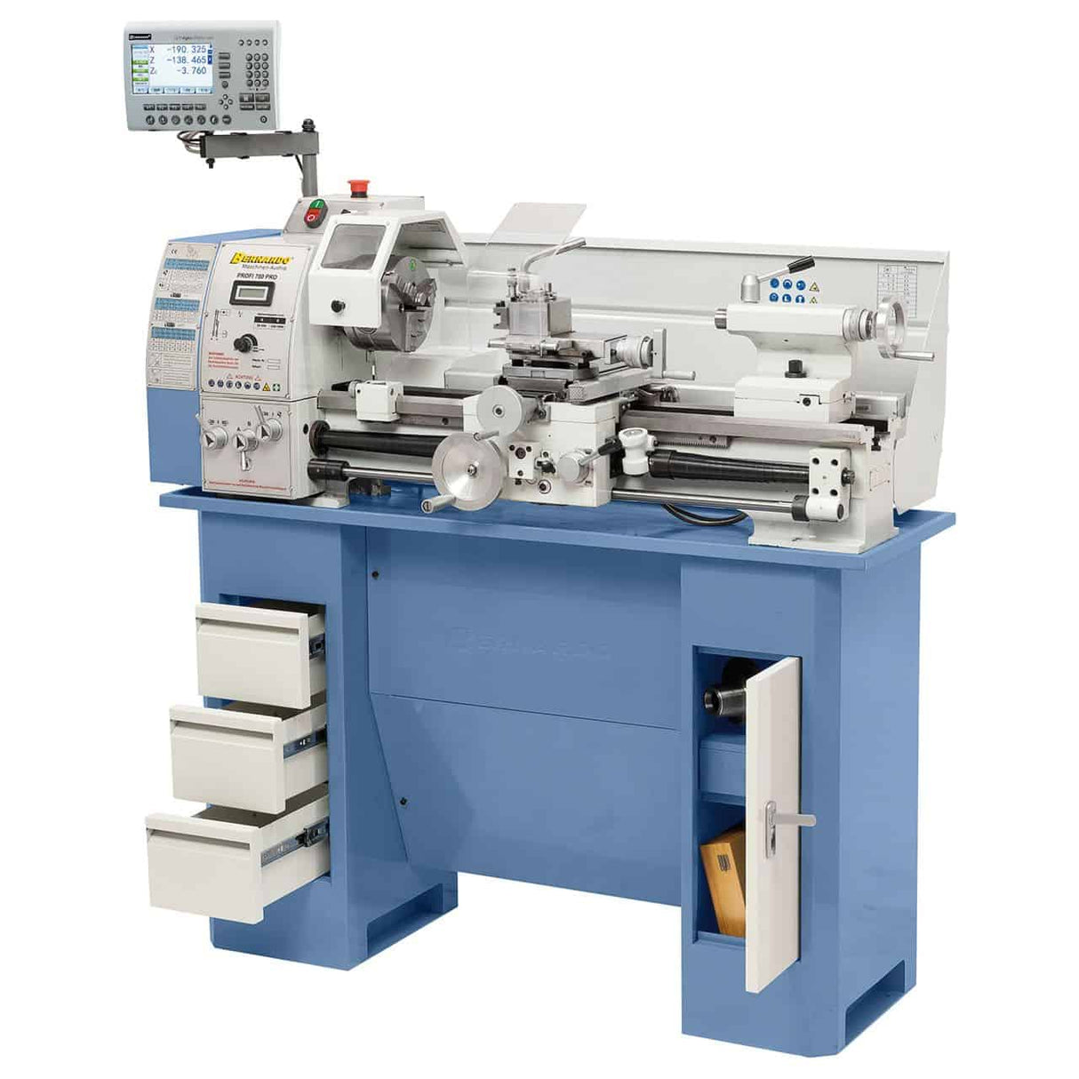 Bernardo Profi 700 PRO Vario Metal Lathe / 400 V with DRO