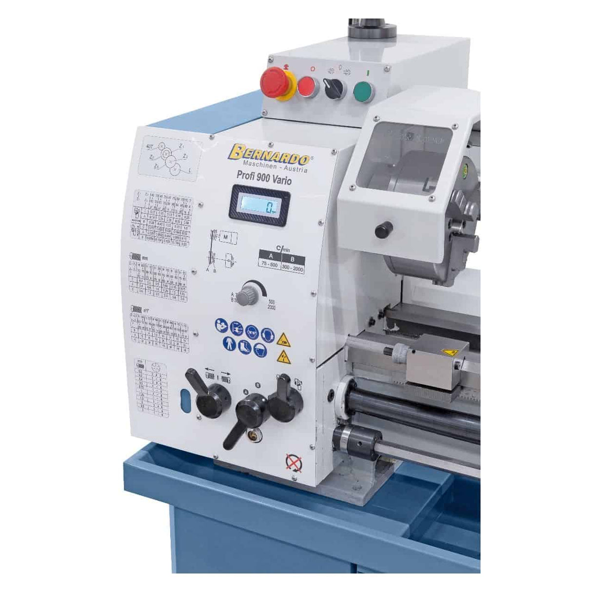 Metal Lathe Bernardo Profi 900 Vario / 400 V with DRO