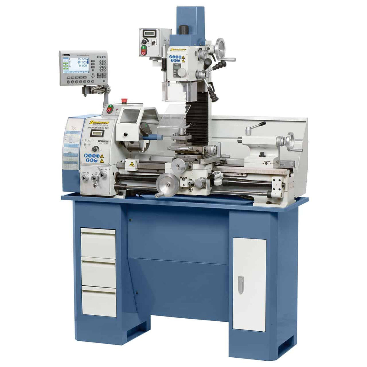 Bernardo Proficenter 700 BQV Metal Lathe / 230 V with DRO