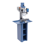 Bernardo KF 16 Vario Mill-Drill with 3-axis DRO DT 40 – drilling Ø 16 mm, face mill Ø 50 mm, table 400 × 120 mm, tilting head -90°/+90°, 0.5 kW motor, 230V single-phase, weight 60 kg