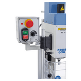 Bernardo KF 16 Vario Mill-Drill with 3-axis DRO DT 40 – drilling Ø 16 mm, face mill Ø 50 mm, table 400 × 120 mm, tilting head -90°/+90°, 0.5 kW motor, 230V single-phase, weight 60 kg