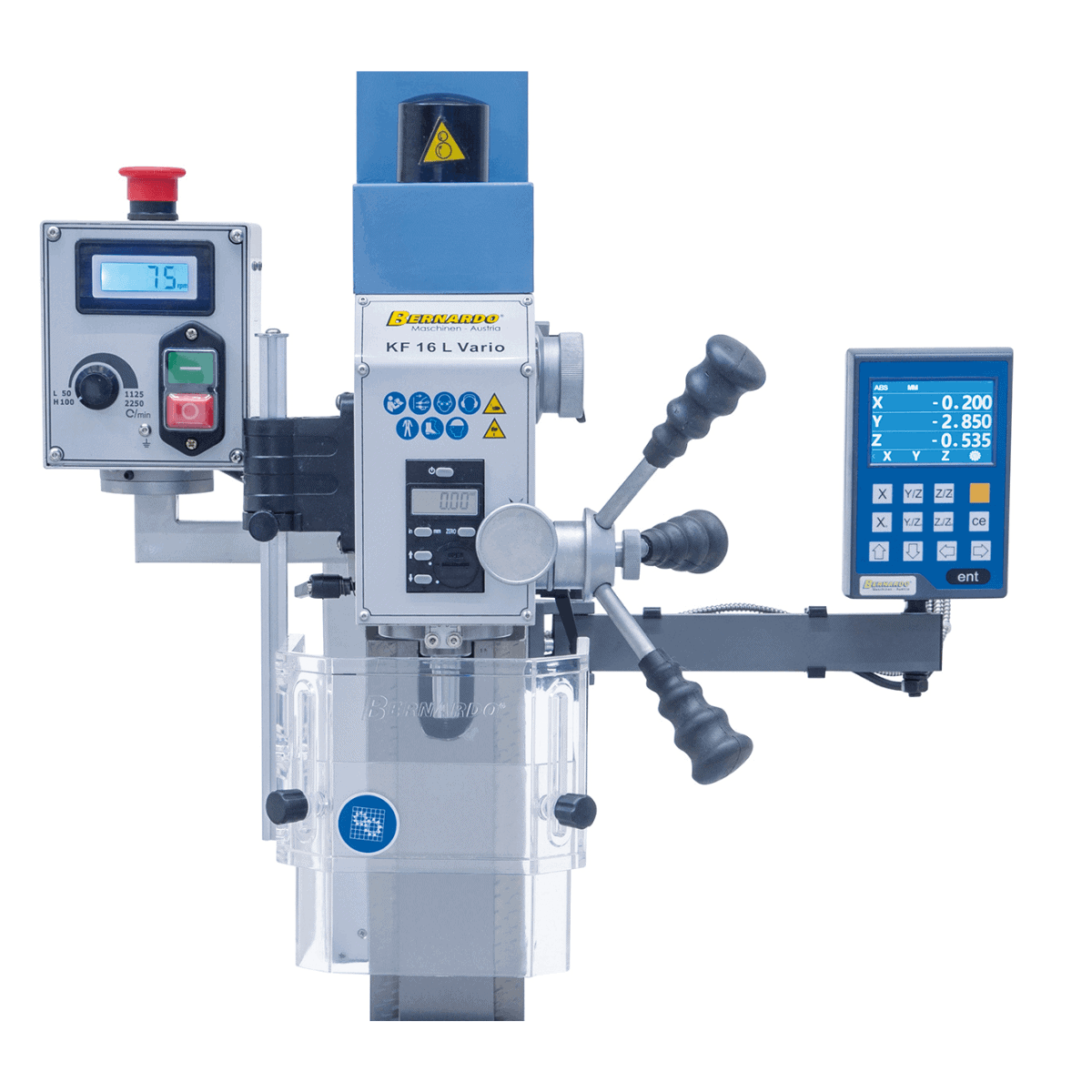 Bernardo KF 16 L Vario – Milling Machine with 3-Axis DRO DT 40
