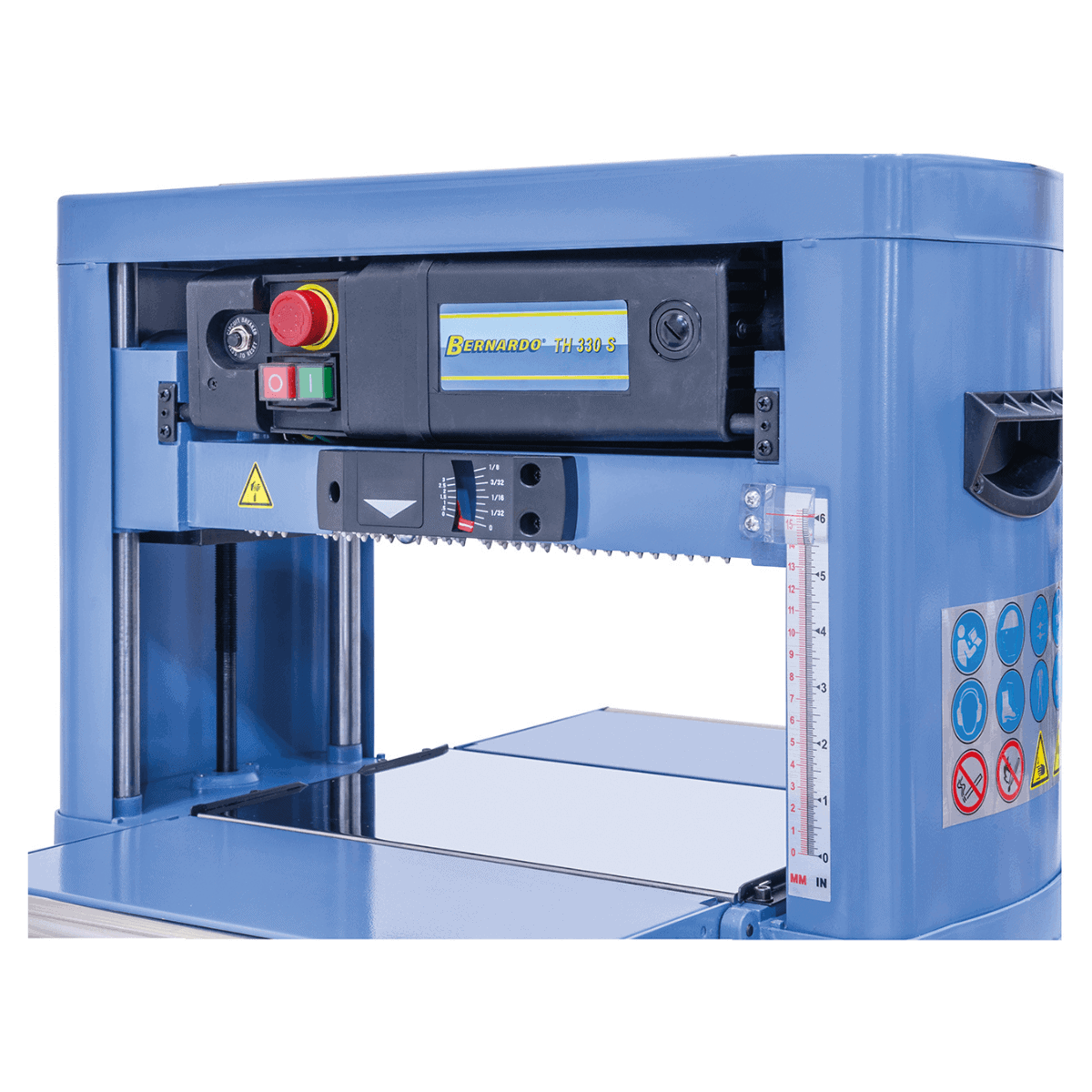 Bernardo TH 330 S Bench Thickness Planer – 230V with Spiral Cutterblock