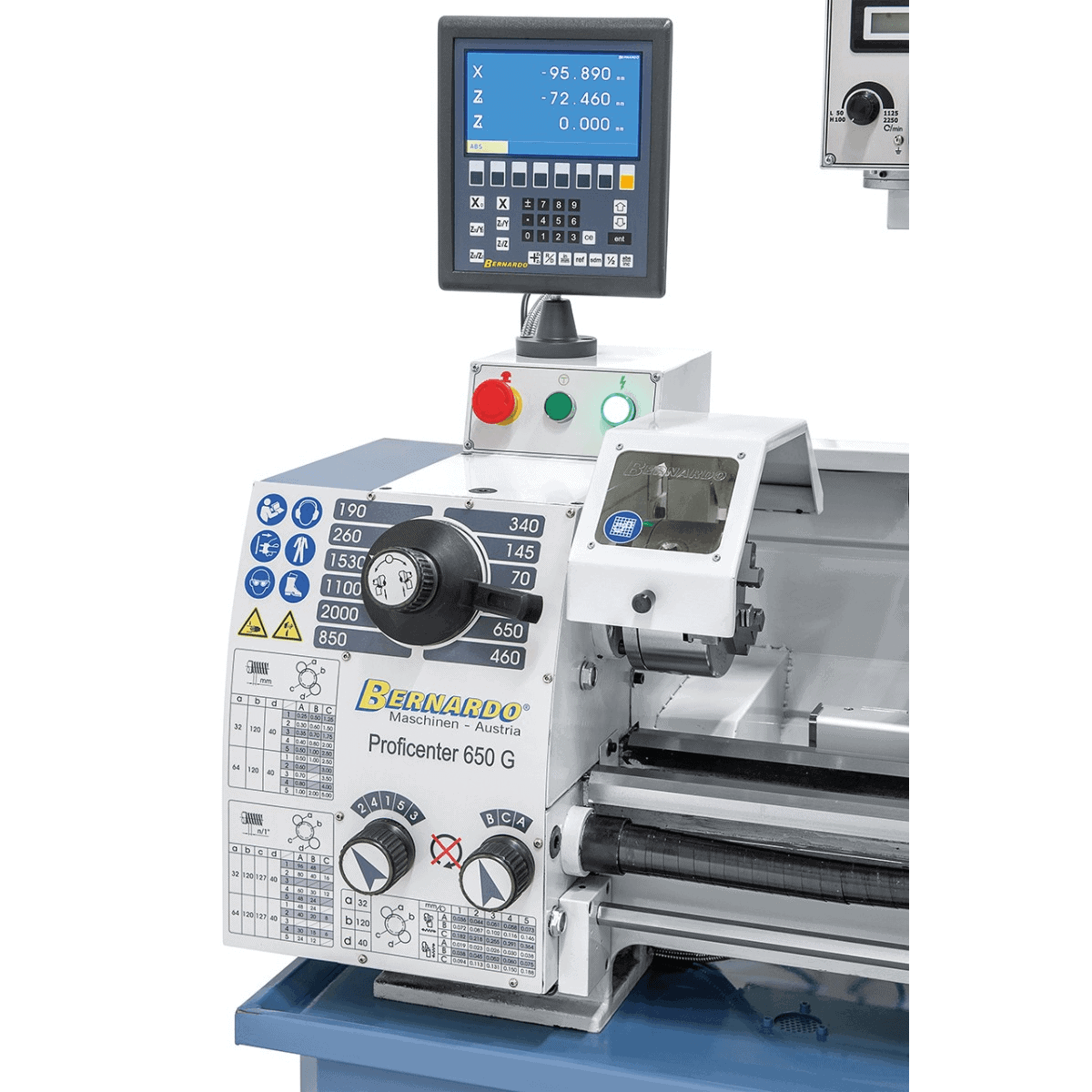 Lathe Milling Machine Bernardo Proficenter 650 G / 400 V with 2-axis DRO