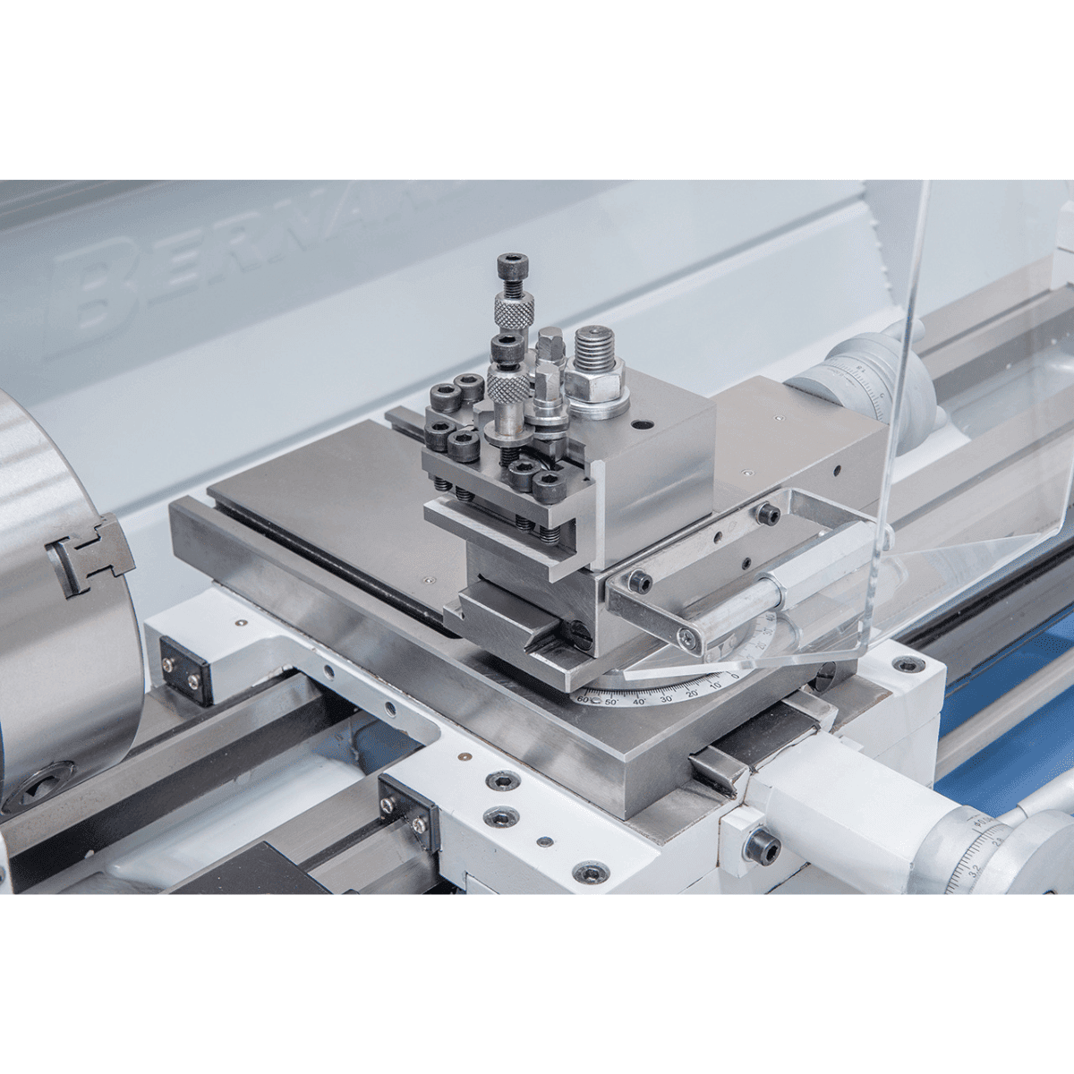 Metal Lathe Bernardo Profi 750 Vario / 230 V with 2-axis Digital Readout