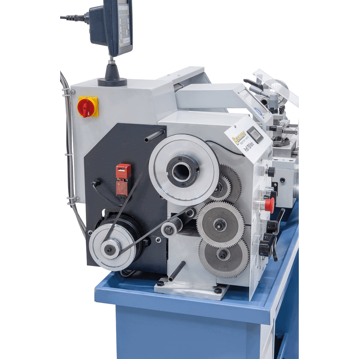 Metal Lathe Bernardo Profi 750 Vario / 230 V with 2-axis Digital Readout