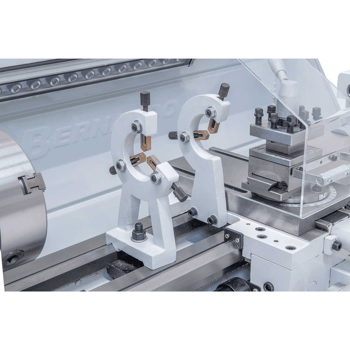 Metal Lathe Bernardo Profi 750 Vario / 230 V with 2-axis Digital Readout