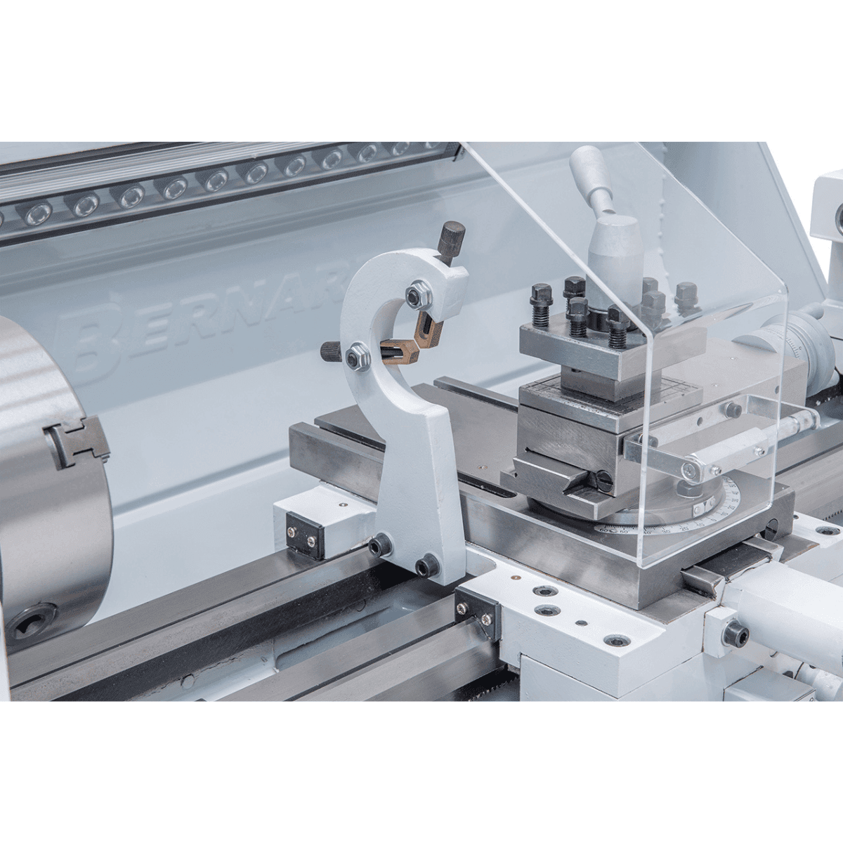 Metal Lathe Bernardo Profi 750 Vario / 230 V with 2-axis Digital Readout