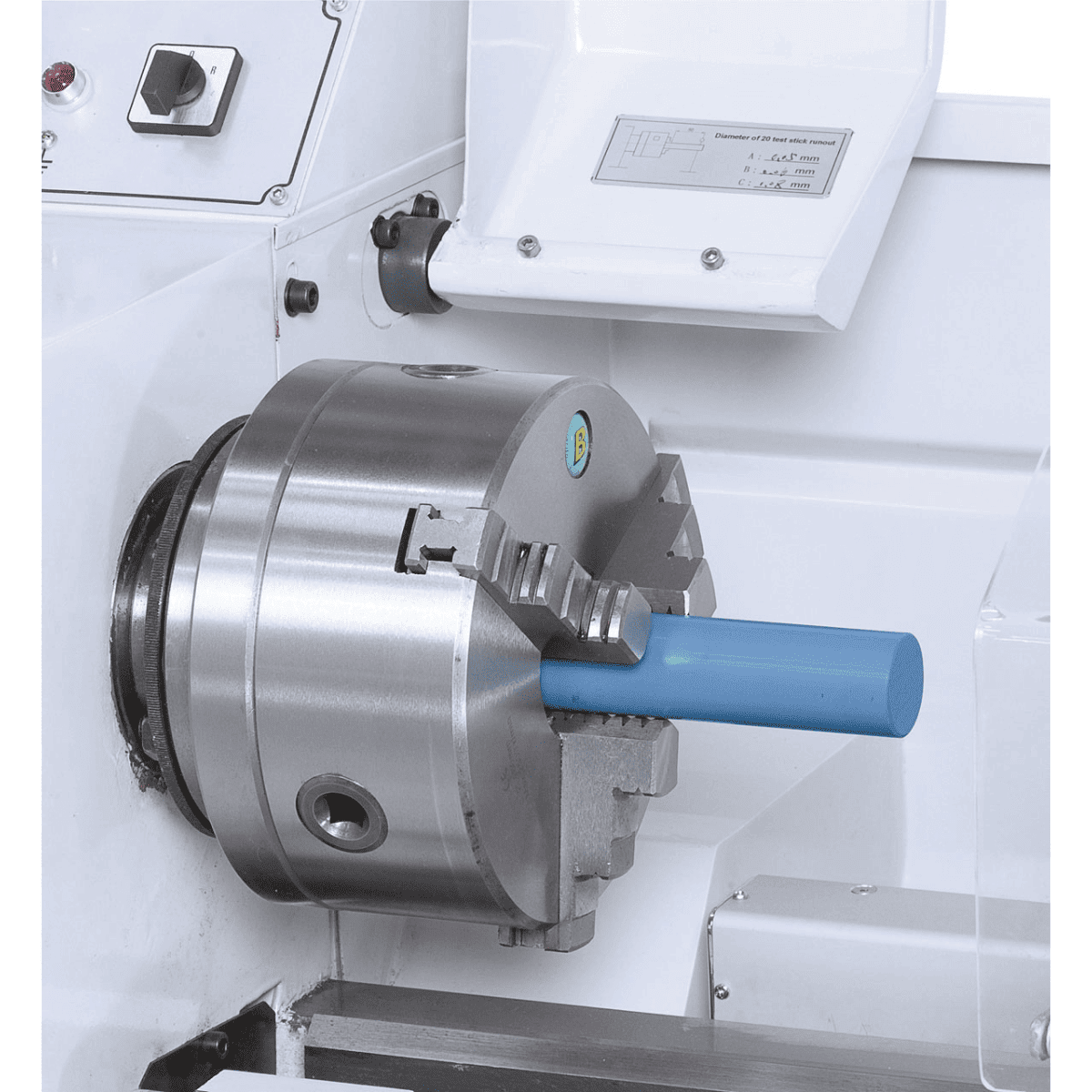 Bernardo Profi 550 Pro / 400V metal lathe with 2-axis digital readout