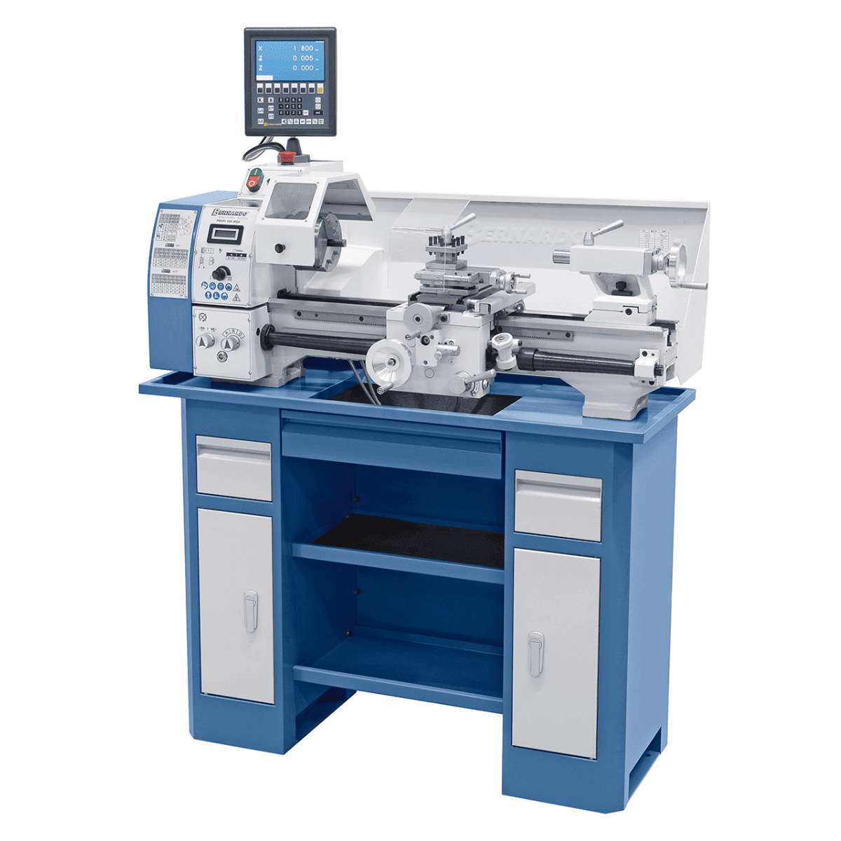 Metal Lathe Bernardo Profi 550 WQV with DRO 2-axis ES-12 V