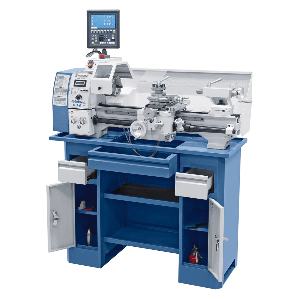 Metal Lathe Bernardo Profi 550 WQV with DRO 2-axis ES-12 V