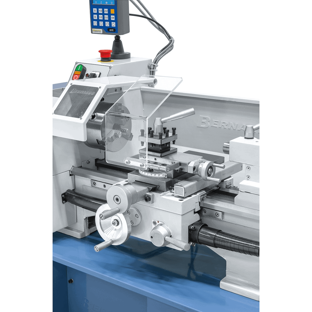 Bernardo Profi 450 S Vario 230V metal lathe with 2-axis DRO DT40