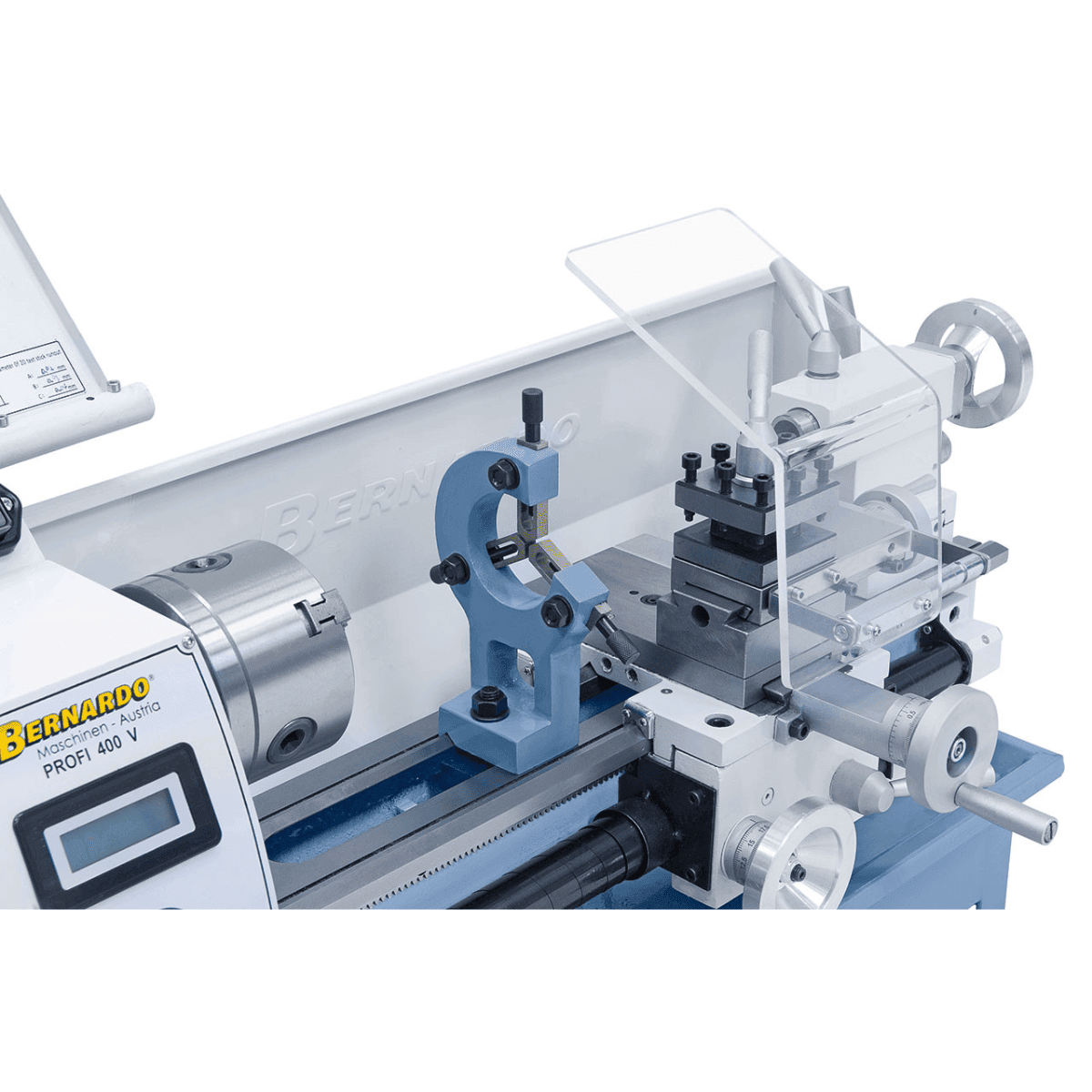 Metal Lathe Bernardo Profi 400 V / 230 V with DRO 2-axis DT 40