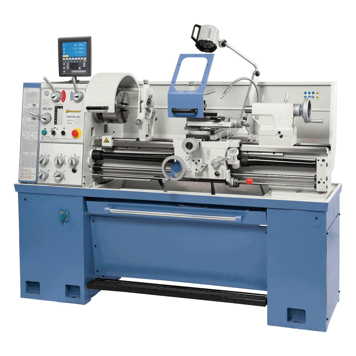 Bernardo Master 400 x 1000 Metal Lathe with 3-Axis DRO