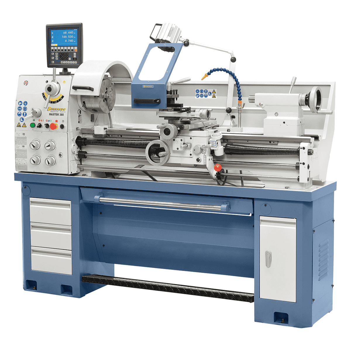Bernardo universal metal lathe Master 380 with digital display