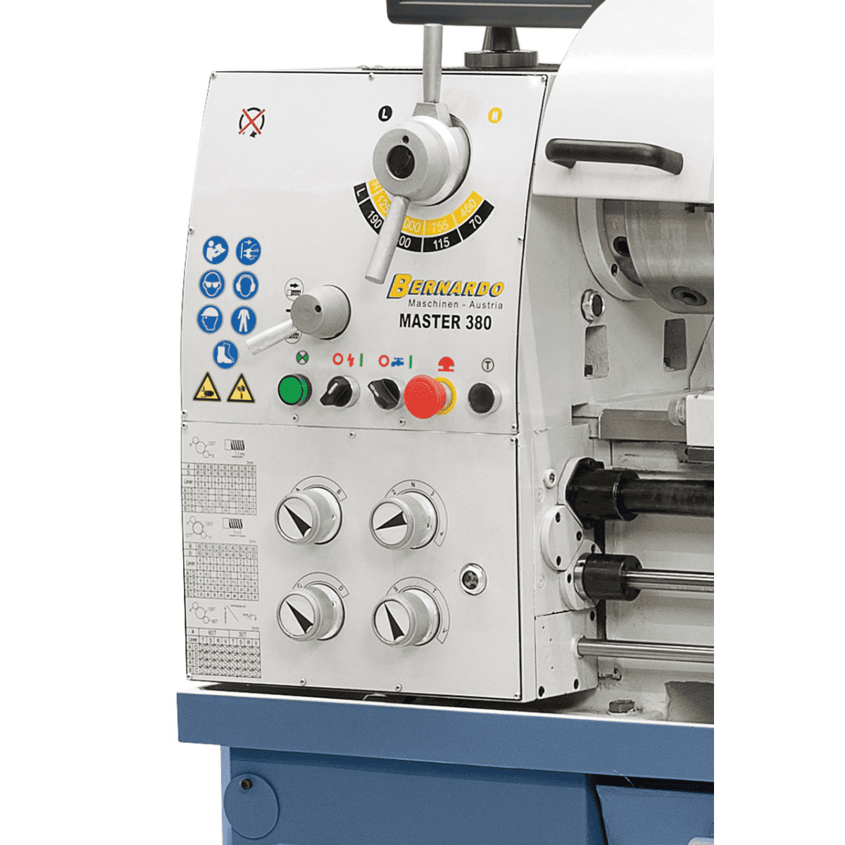 Bernardo universal metal lathe Master 380 with digital display