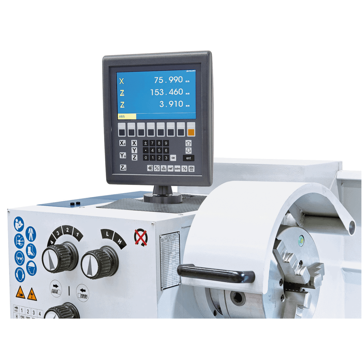 Metal Lathe Bernardo Master 360 Pro with DRO 3-axis ES-12 V