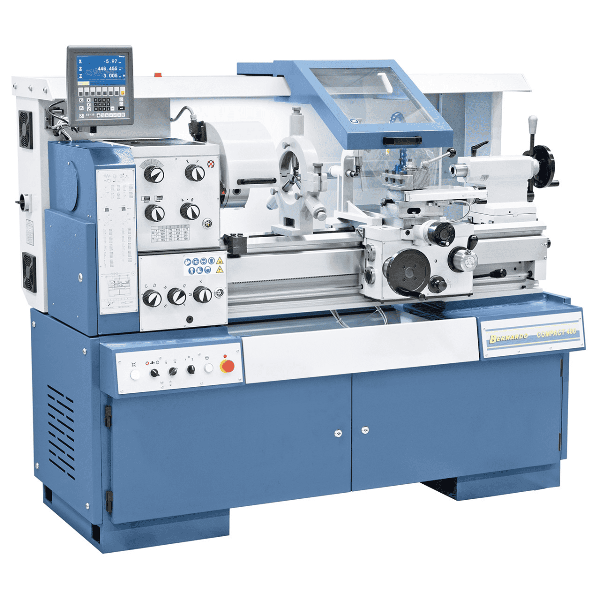 Bernardo Compact 400 metal lathe with ES-12 V 3-axis DRO
