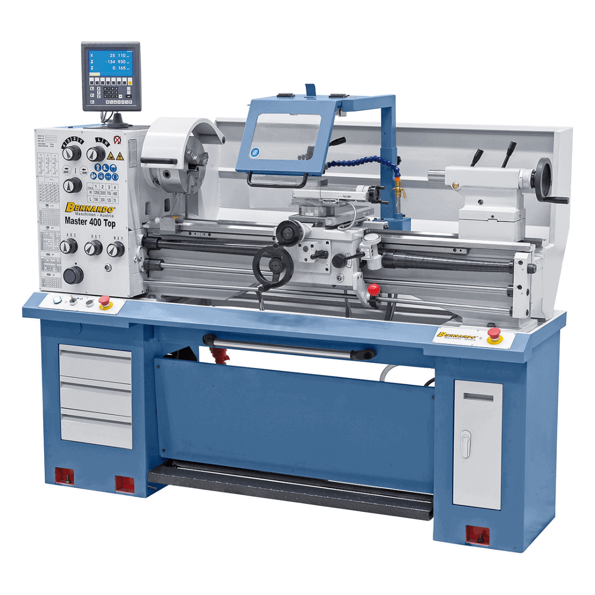 Bernardo Master 400 Top Lathe with 3-axis DRO ES-12 V
