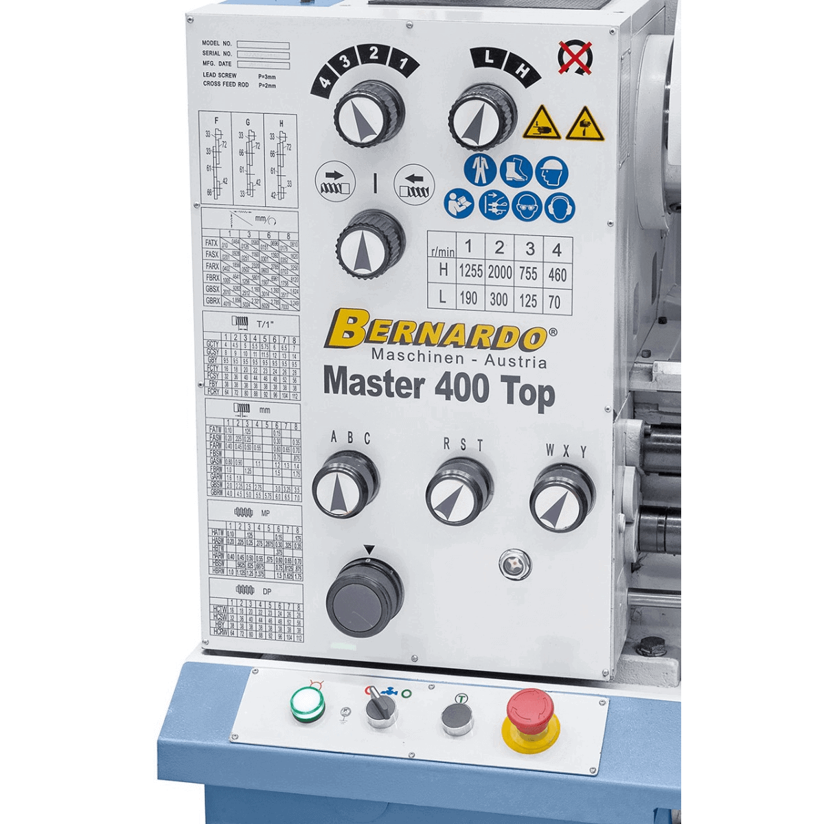 Bernardo Master 400 Top Lathe with 3-axis DRO ES-12 V