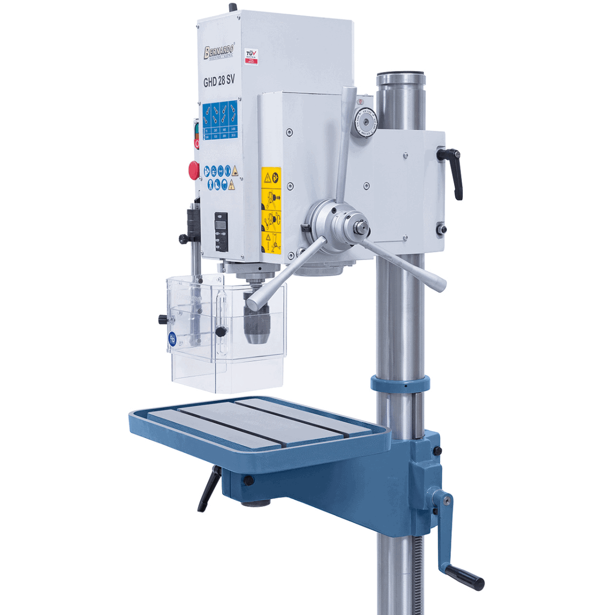 Bernardo GHD 28 SV Gear-Driven Pillar Drill with Digital Display