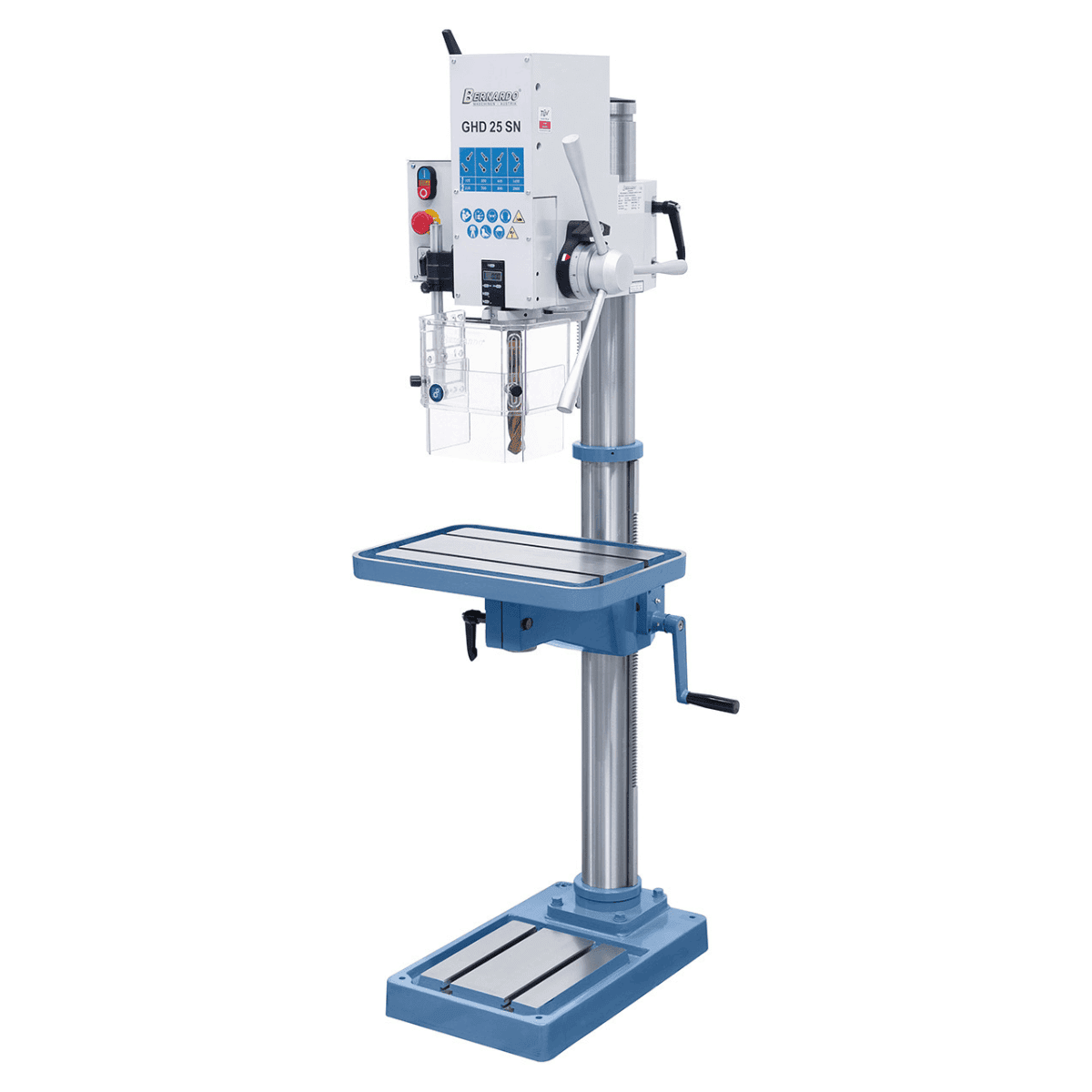 Trapano ad ingranaggi GHD 25 SN con visualizzatore digitale del mandrino