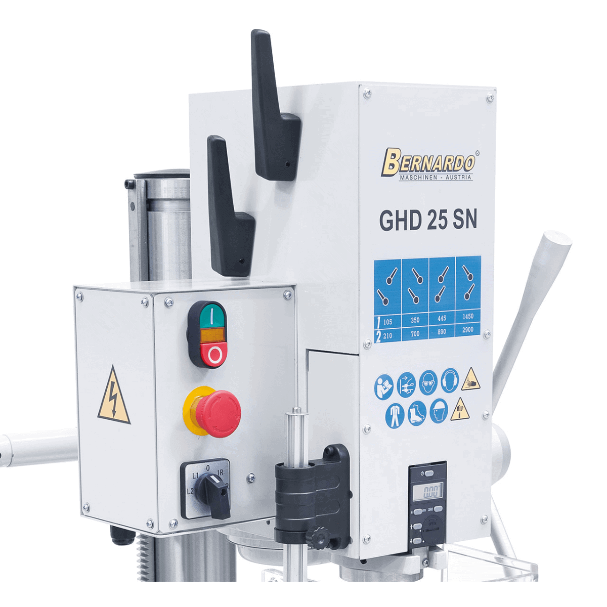 Bernardo GHD 25 SN Gear-Driven Pillar Drill with Digital Display