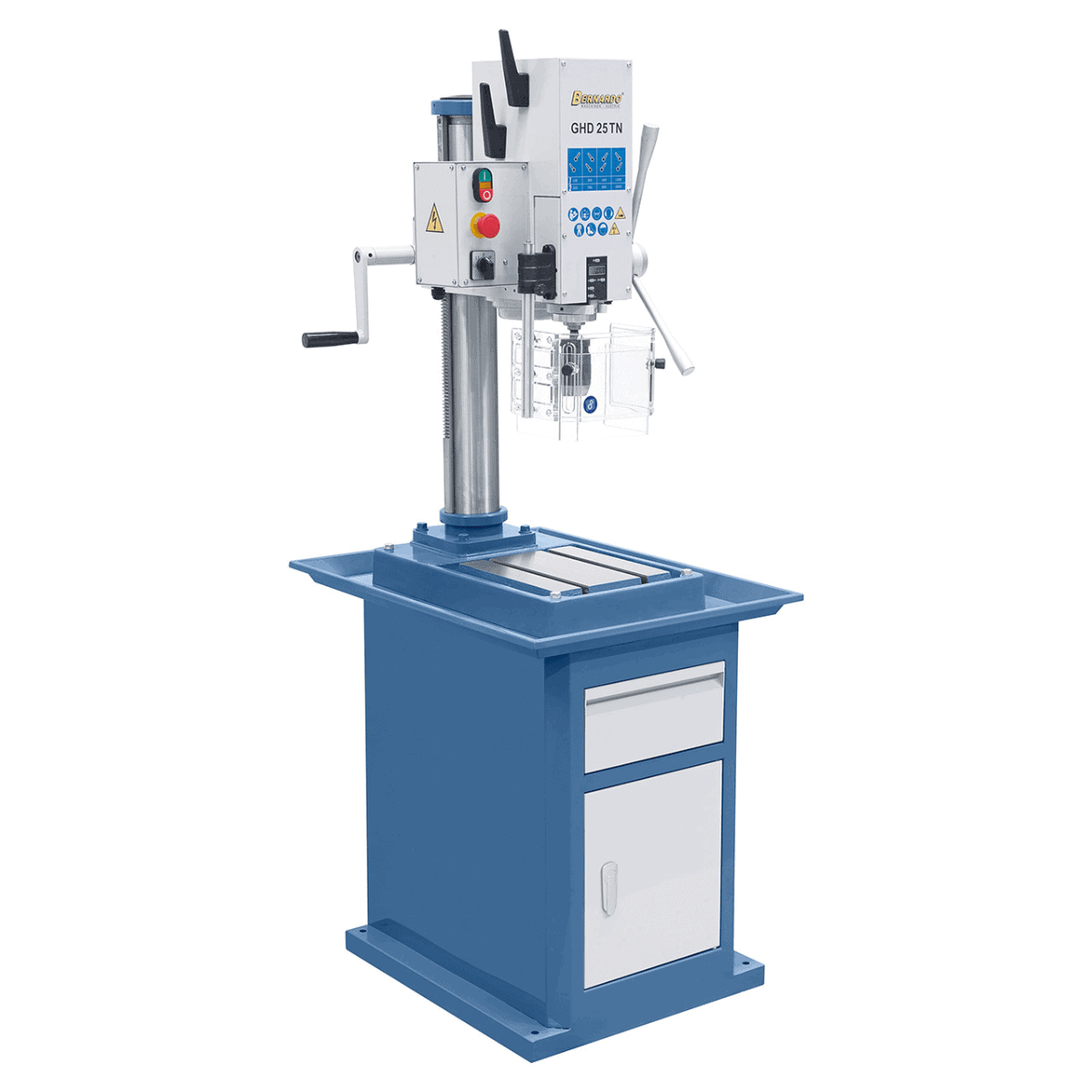 Bernardo pillar drill GHD 25 TN with digital display and gears