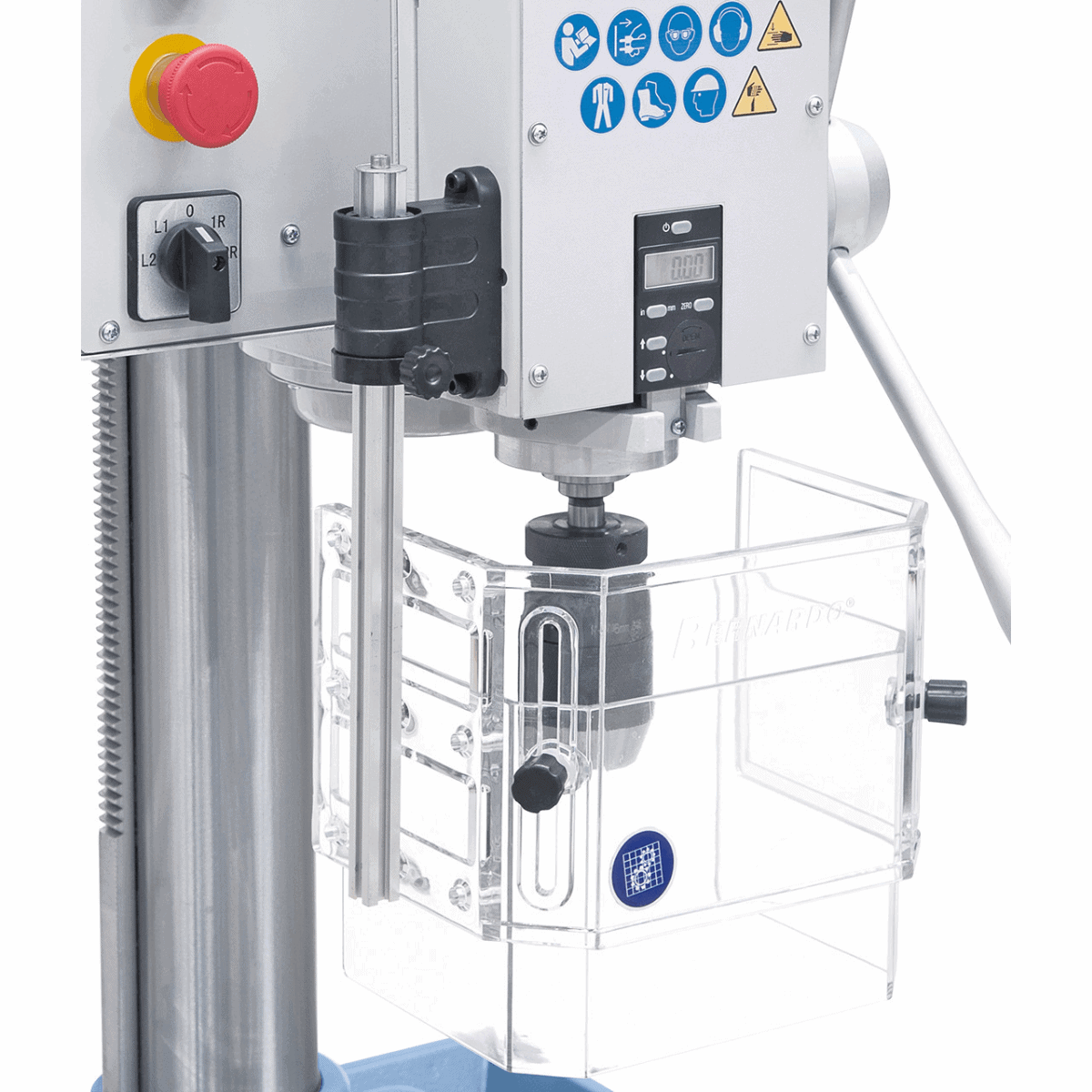 Bernardo pillar drill GHD 25 TN with digital display and gears