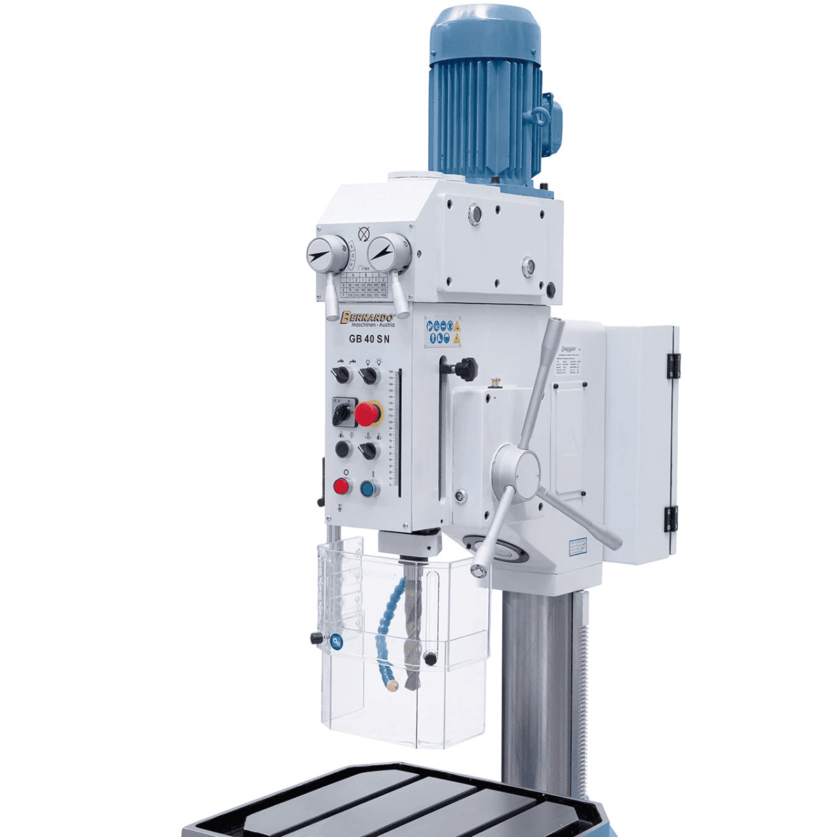 Bernardo pillar drill with gears GB 40 SN