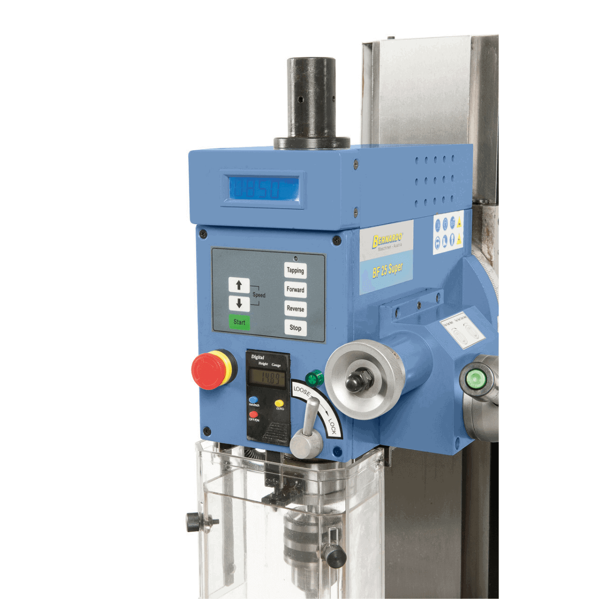Bernardo BF 25 Super Drill-Milling Machine with Vario Speed 100-1,750 rpm and M12 Thread