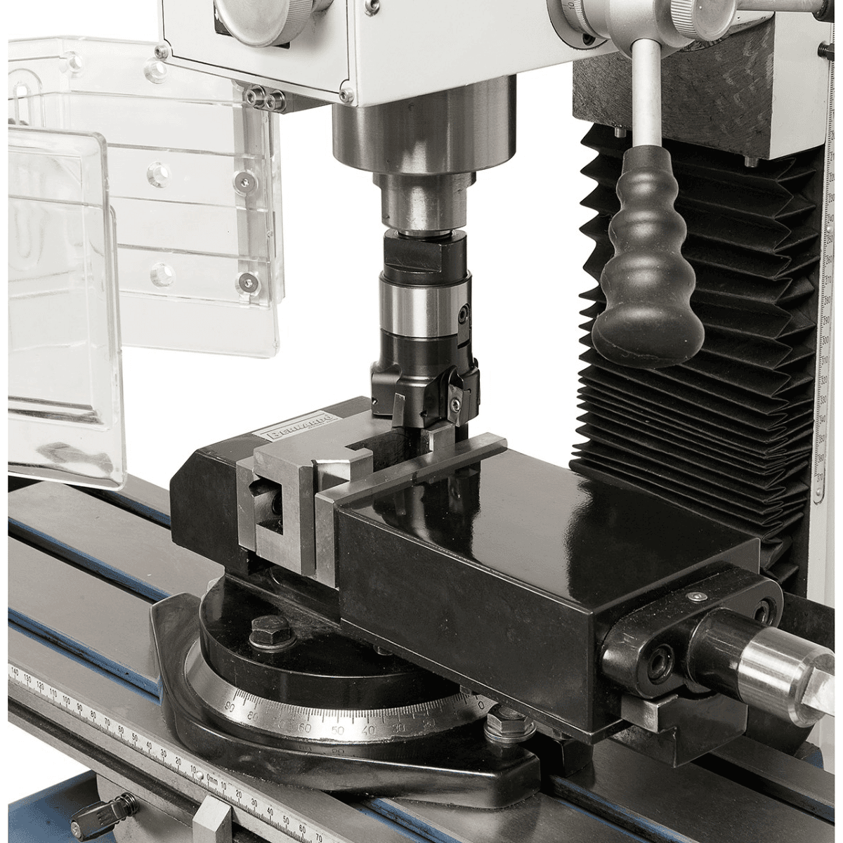 Bernardo KF 25 L Vario Drill-Milling Machine with 3-Axis DRO DT 40 and 700 mm Table