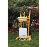 Ravendo CLM WS-P Multipurpose Trolley - autonomous mobile washing station with foot pump, 2 x 25L tanks (clean water + waste), 250 kg capacity, 5 year warranty